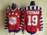 NHL All Star #19 Yzerman Red CCM Throwback 75TH Stitched NHL Jerseys,baseball caps,new era cap wholesale,wholesale hats